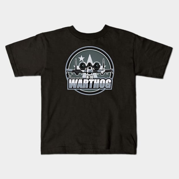A-10 Warthog Kids T-Shirt by Aircrew Interview